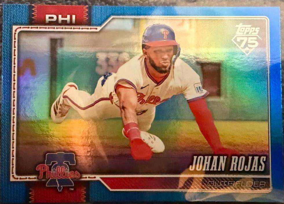 Johan Rojas [Blue Rainbow Foil] #637 Prices | 2026 Topps Series 2