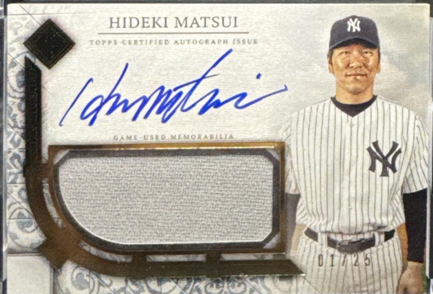 Hideki Matsui #TCAR-HM Baseball Cards 2024 Topps Transcendent Collection Autograph Relic