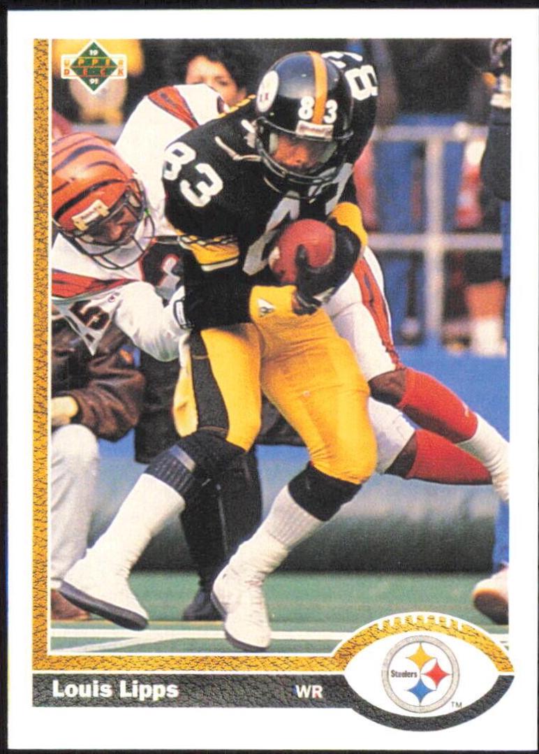 Louis Lipps #134 Football Cards 1991 Upper Deck