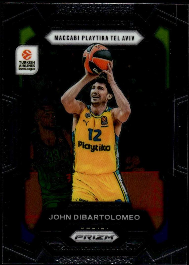 John DiBartolomeo #109 2023 Panini Prizm Euroleague Basketball