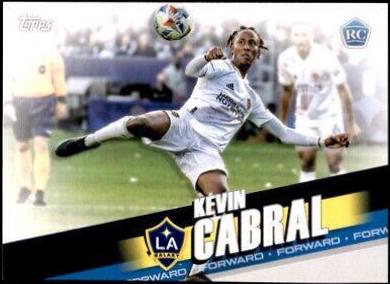Kevin Cabral #180 Soccer Cards 2022 Topps MLS