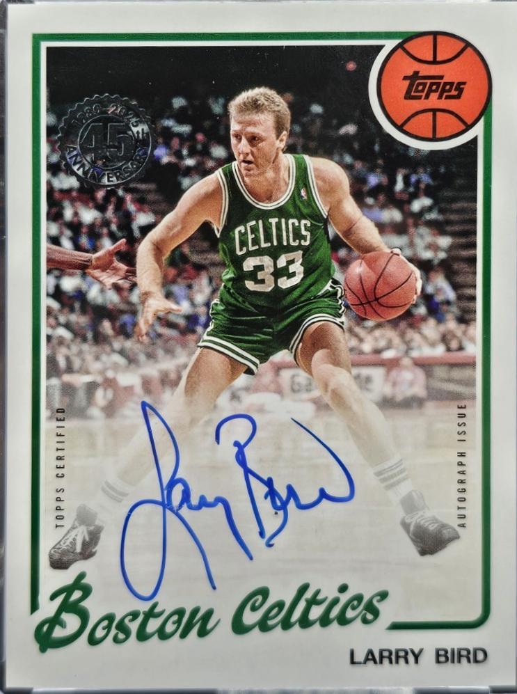 Larry Bird #80B2-LB Prices | 2025 Topps 1980 Autograph
