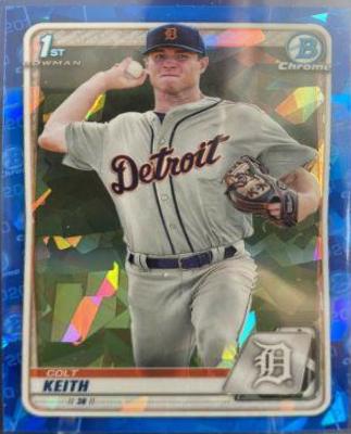Colt Keith #BD-54 Baseball Cards 2020 Bowman Draft Sapphire
