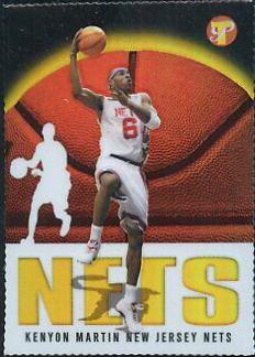 Kenyon Martin Gold Refractor #28 Basketball Cards 2003 Topps Pristine