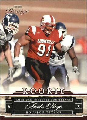 Amobi Okoye #187 2007 Playoff Prestige Football