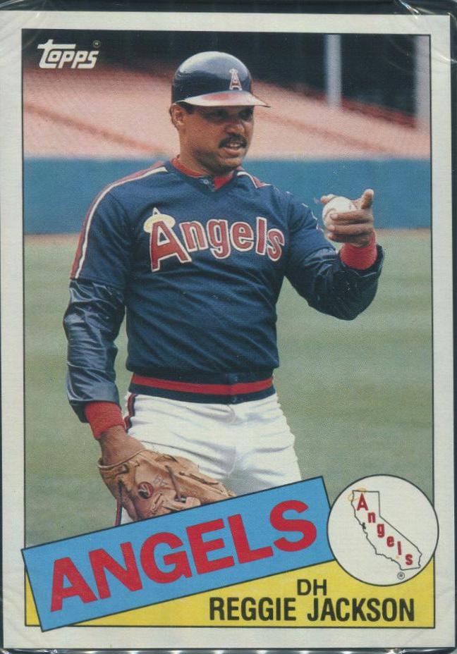 Reggie Jackson #29 Baseball Cards 1985 Topps Super
