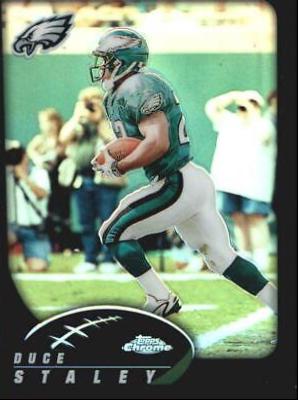 Duce Staley #22 Football Cards 2002 Topps Chrome