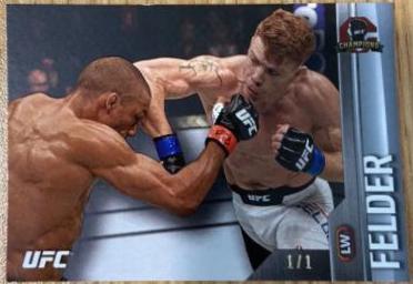 Paul Felder #62 Ufc Cards 2015 Topps UFC Champions