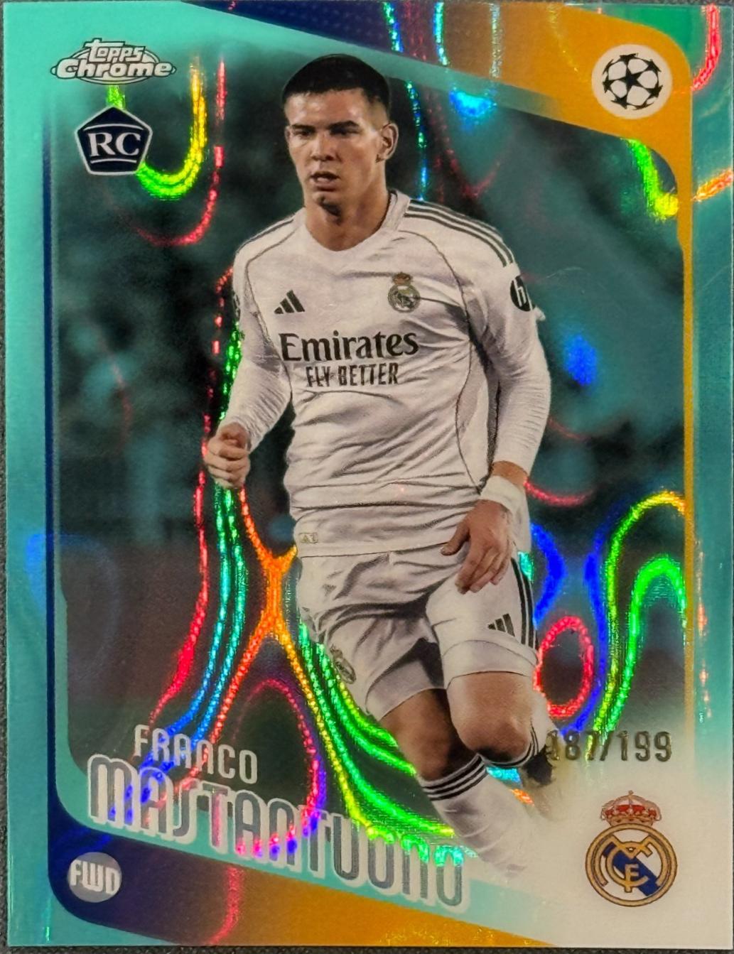 Franco Mastantuono [Aqua Refractor] #172