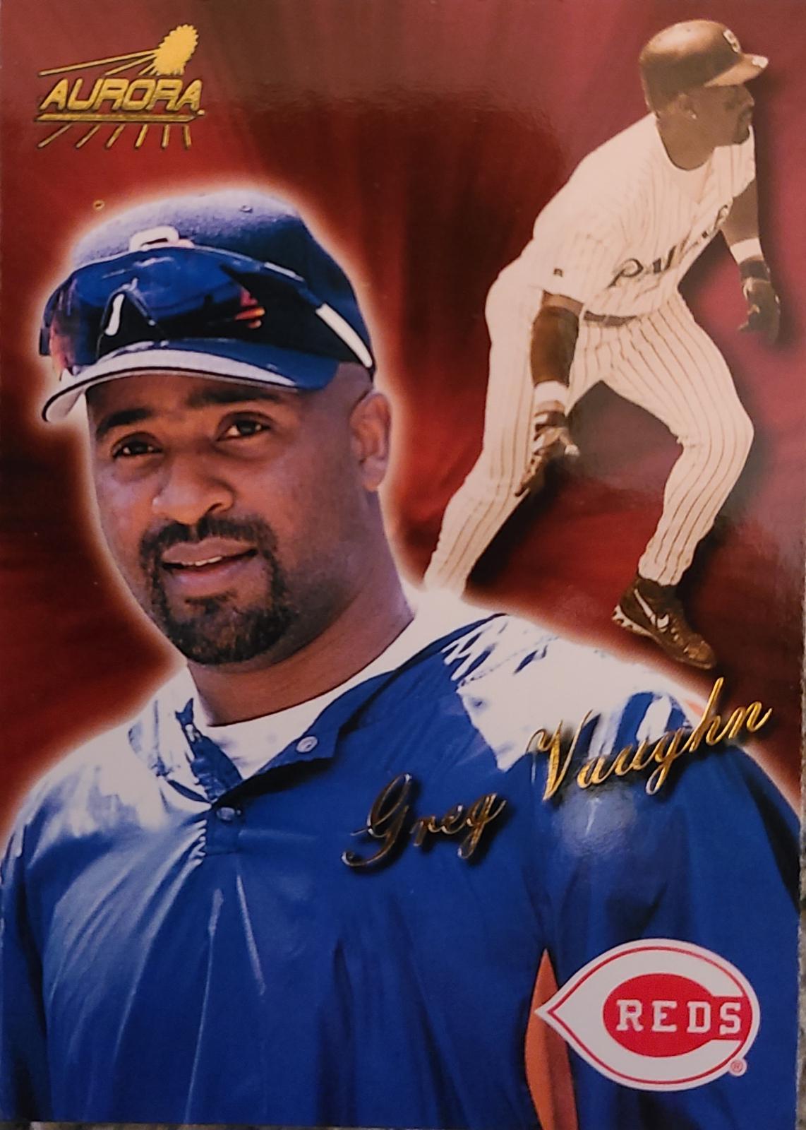 Greg Vaughn #48 Baseball Cards 1999 Pacific Aurora