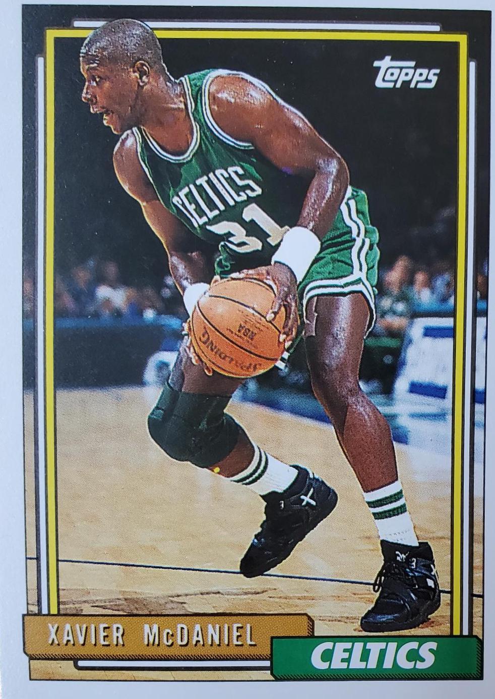 Xavier McDaniel #293 Basketball Cards 1992 Topps