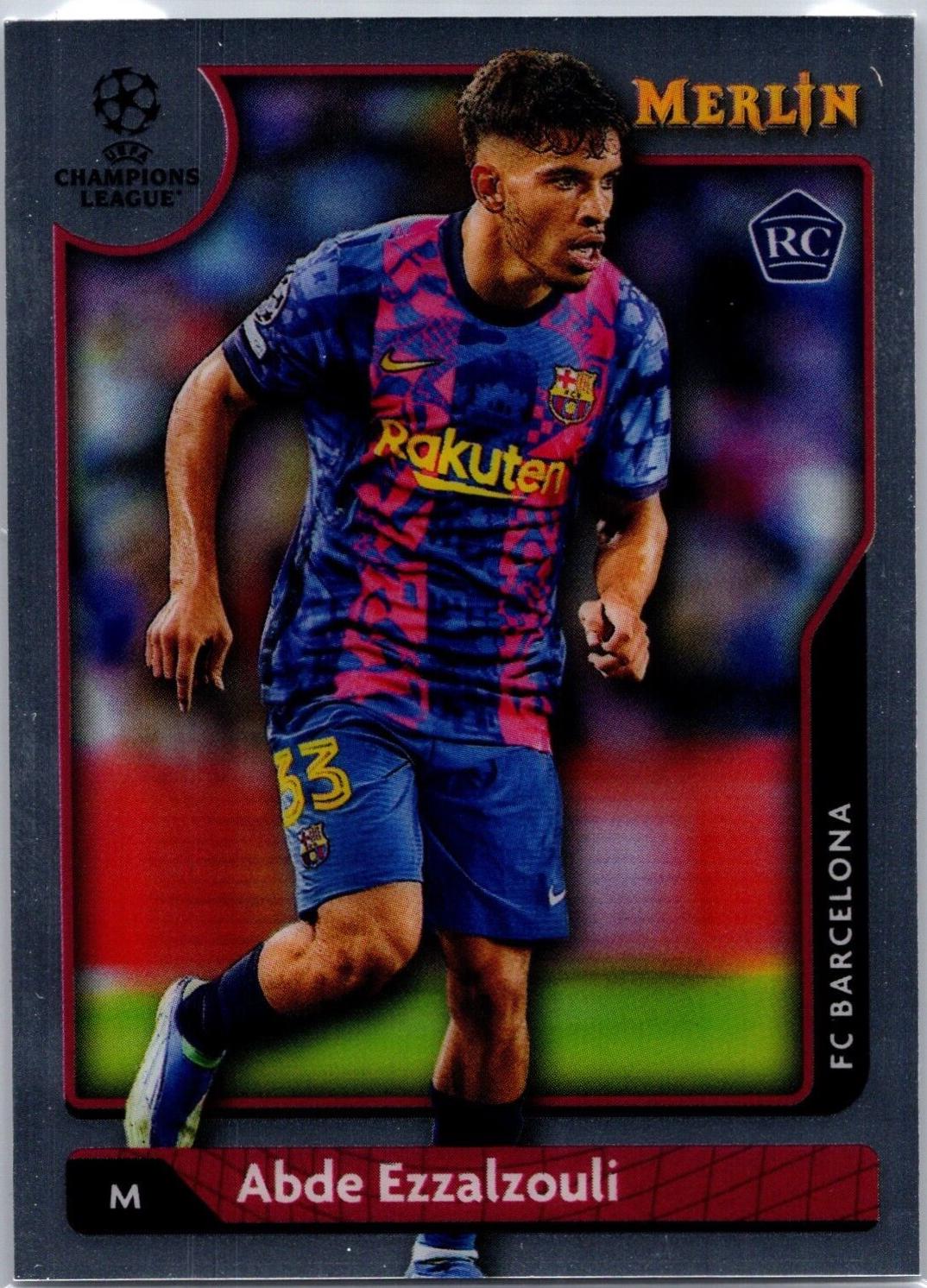 Abde Ezzalzouli #78 Soccer Cards 2021 Topps Merlin Chrome UEFA