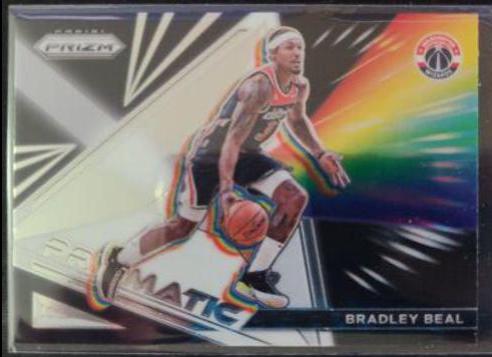 Bradley Beal #9 Basketball Cards 2021 Panini Prizm Prizmatic