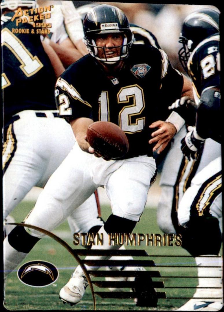 Stan Humphries #52 1995 Action Packed Rookie & Stars Football