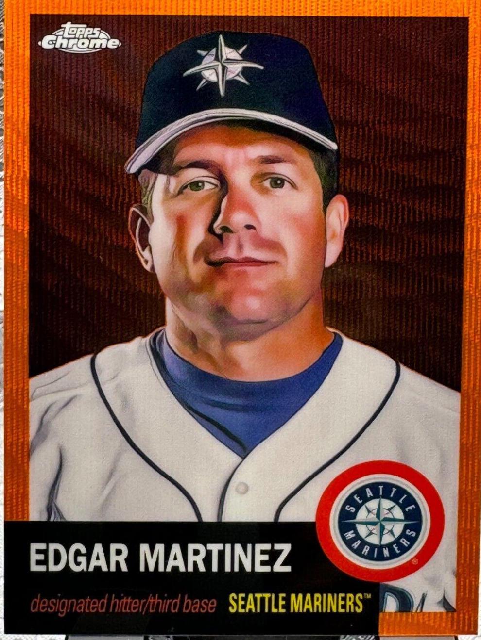 Edgar Martinez [Orange Wave Refractor] #259