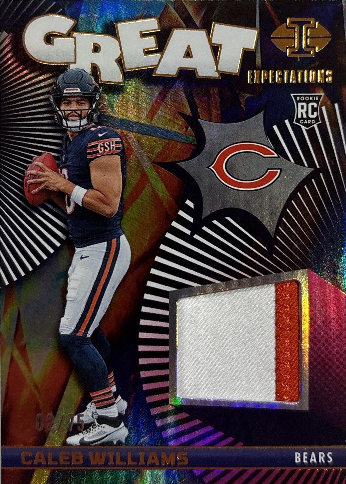 Caleb Williams #GE-CWS 2024 Panini Illusions Great Expectations Football