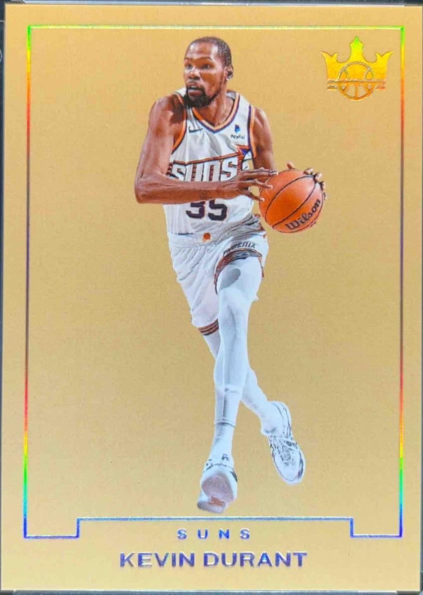Kevin Durant #1 Basketball Cards 2024 Panini Court Kings Blank Slate