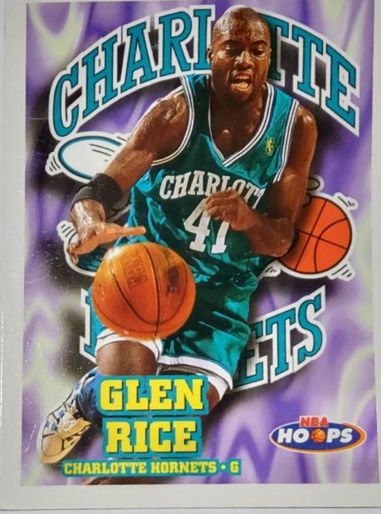 Glen Rice #23 Basketball Cards 1997 Hoops