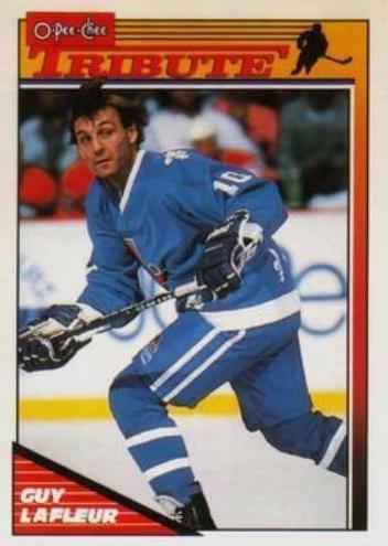 Guy Lafleur #3 Hockey Cards 1991 O-Pee-Chee
