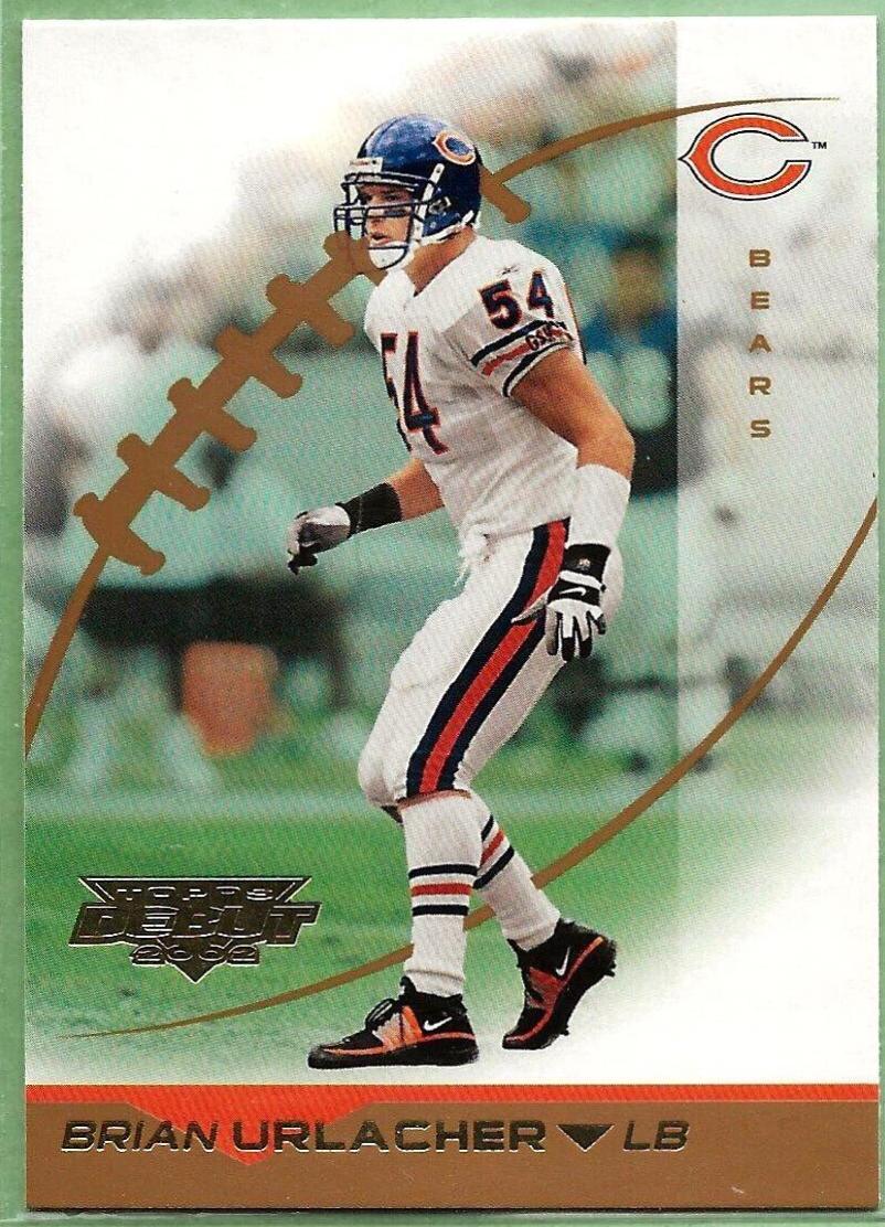 Brian Urlacher #18 Football Cards 2002 Topps Debut