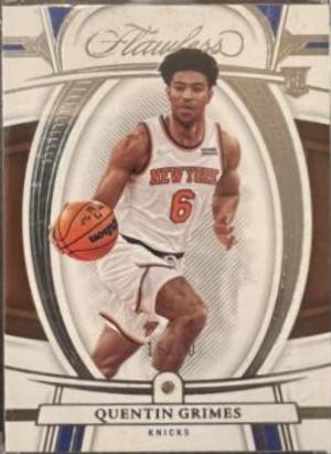Quentin Grimes #21 2021-22 Panini Flawless Basketball