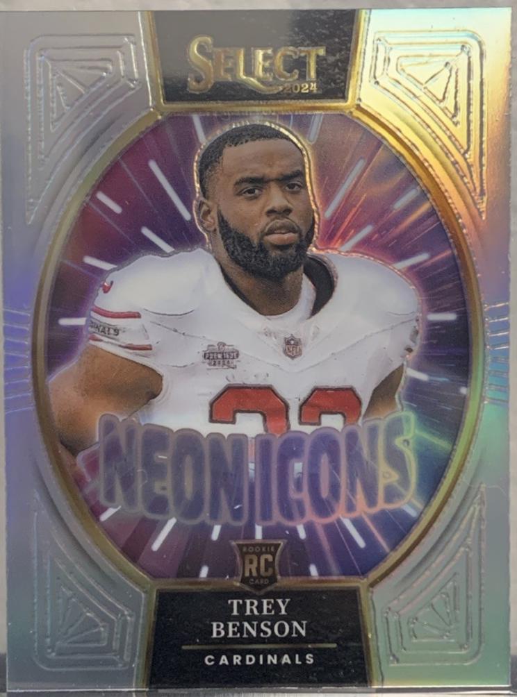 Trey Benson [Zebra Prizm] #23