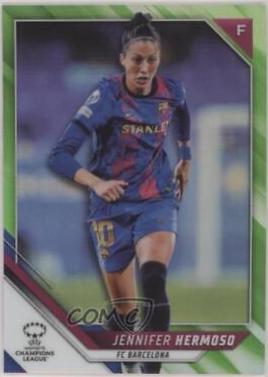 Jennifer Hermoso #7 Soccer Cards 2021 Topps Chrome UEFA Women’s Champions League