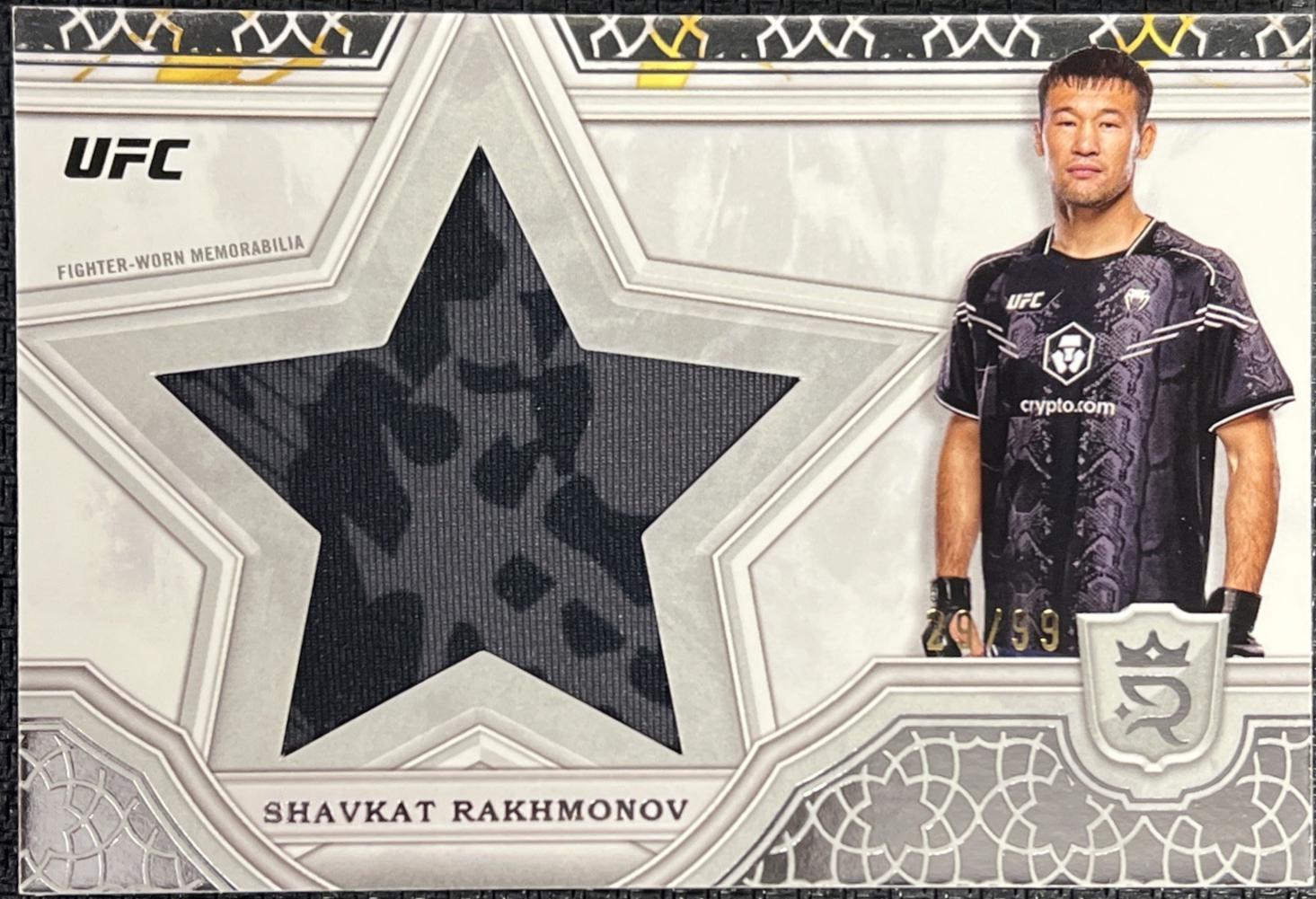 Shavkat Rakhmonov #SRR-11 Ufc Cards 2024 Topps Royalty UFC Star Relic