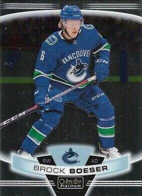 Brock Boeser #4 Hockey Cards 2019 O Pee Chee Platinum