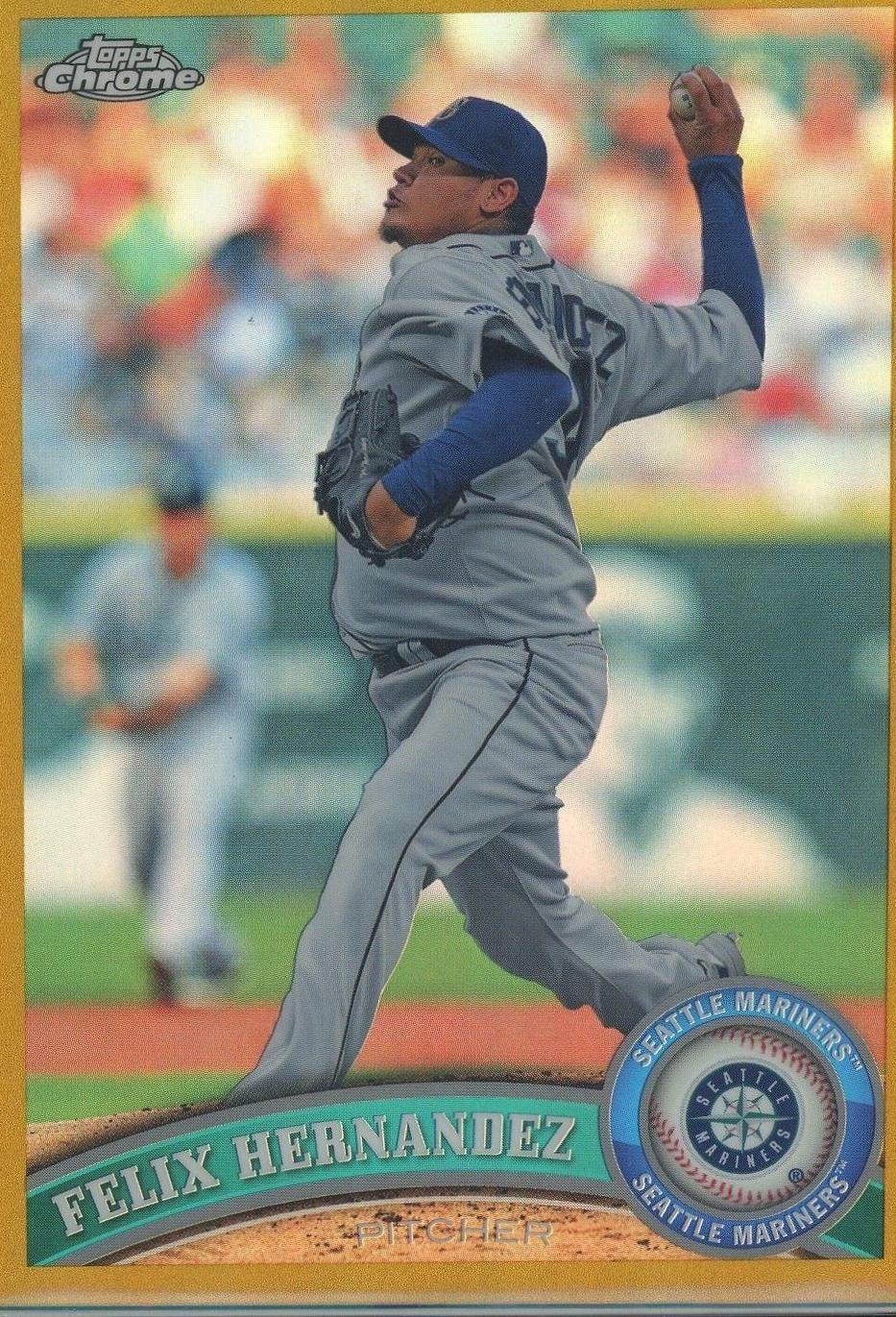 Felix Hernandez [Gold Refractor] #105