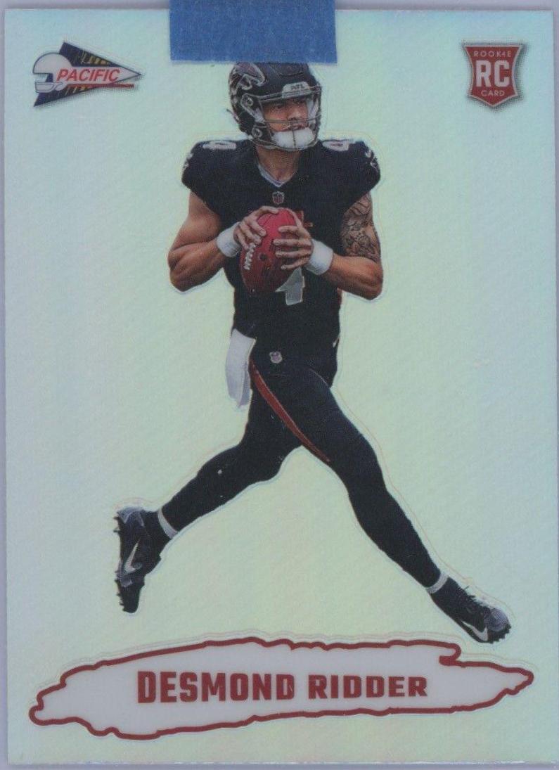 Desmond Ridder #PAC-18 Football Cards 2022 Panini Zenith 1992 Pacific