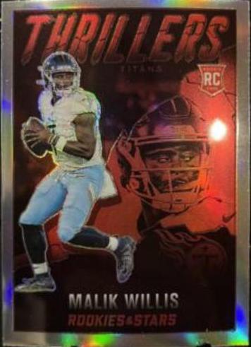 Malik Willis #TH-21 Football Cards 2022 Panini Rookies & Stars Thrillers