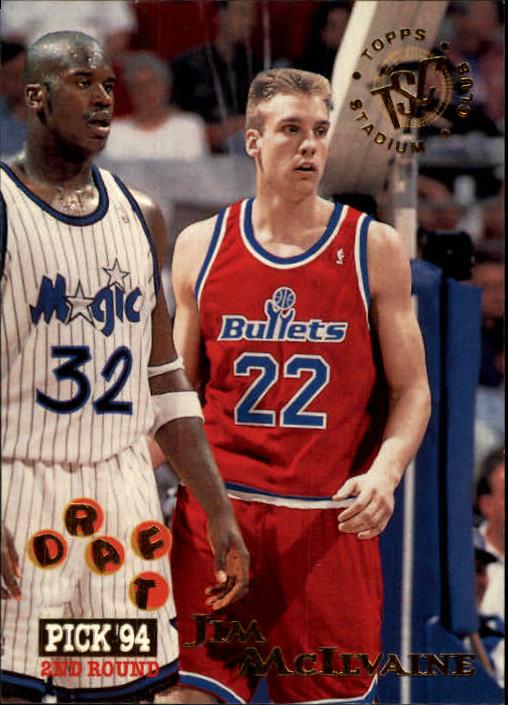 Jim McIlvaine #318 Basketball Cards 1994 Stadium Club