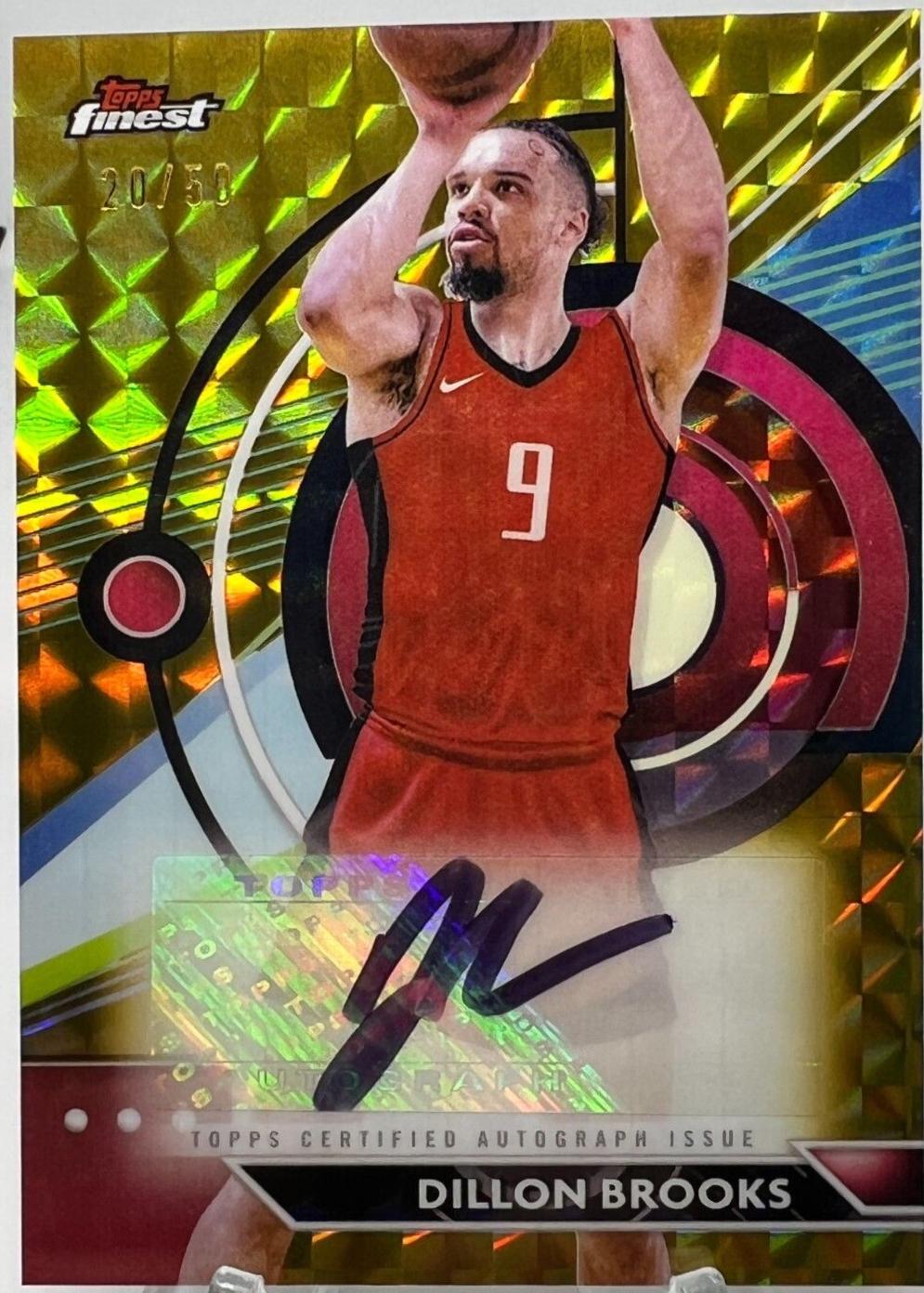 Dillon Brooks [Gold Geometric Refractor] #FA-DBR