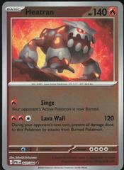 Heatran [Reverse Holo] #7 from Pokemon Pitch Black set