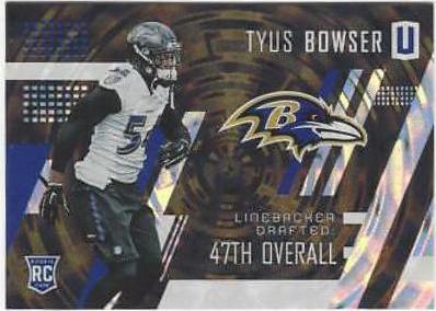 Tyus Bowser #281 Football Cards 2017 Panini Unparalleled