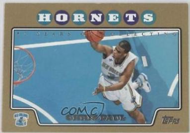 Chris Paul #1 Basketball Cards 2008 Topps