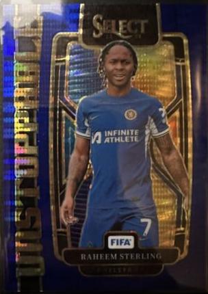 Raheem Sterling #20 2023 Panini Select FIFA Unstoppable