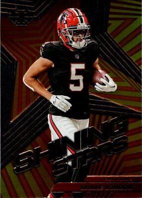 Drake London #7 Football Cards 2023 Panini Illusions Shining Stars