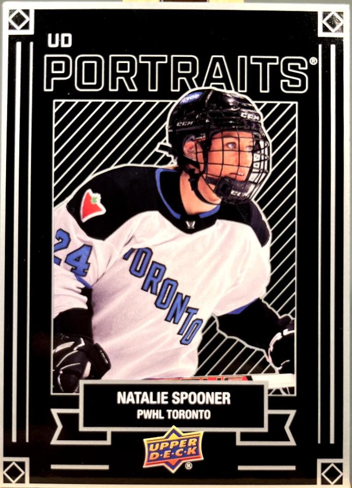 Natalie Spooner #UDP-7 Hockey Cards 2024 Upper Deck PWHL UD Portraits
