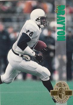 Troy Drayton #125 Football Cards 1993 Classic Four Sport