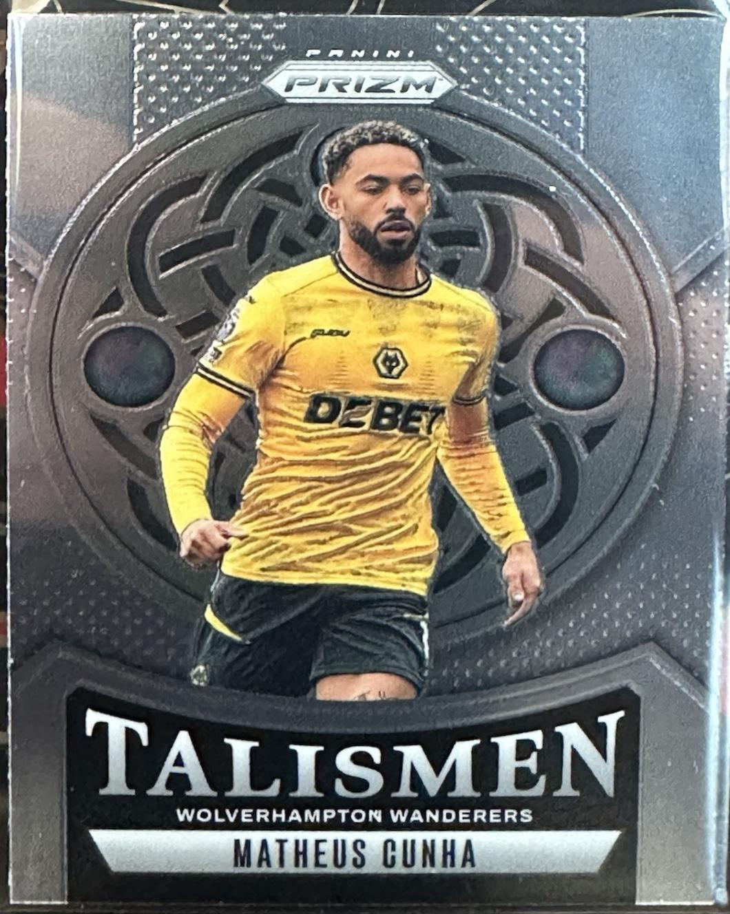 Matheus Cunha #14 2024 Panini Prizm Premier League Talismen