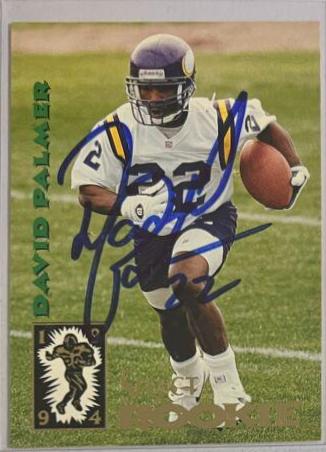 David Palmer #210 Football Cards 1994 Panini Select