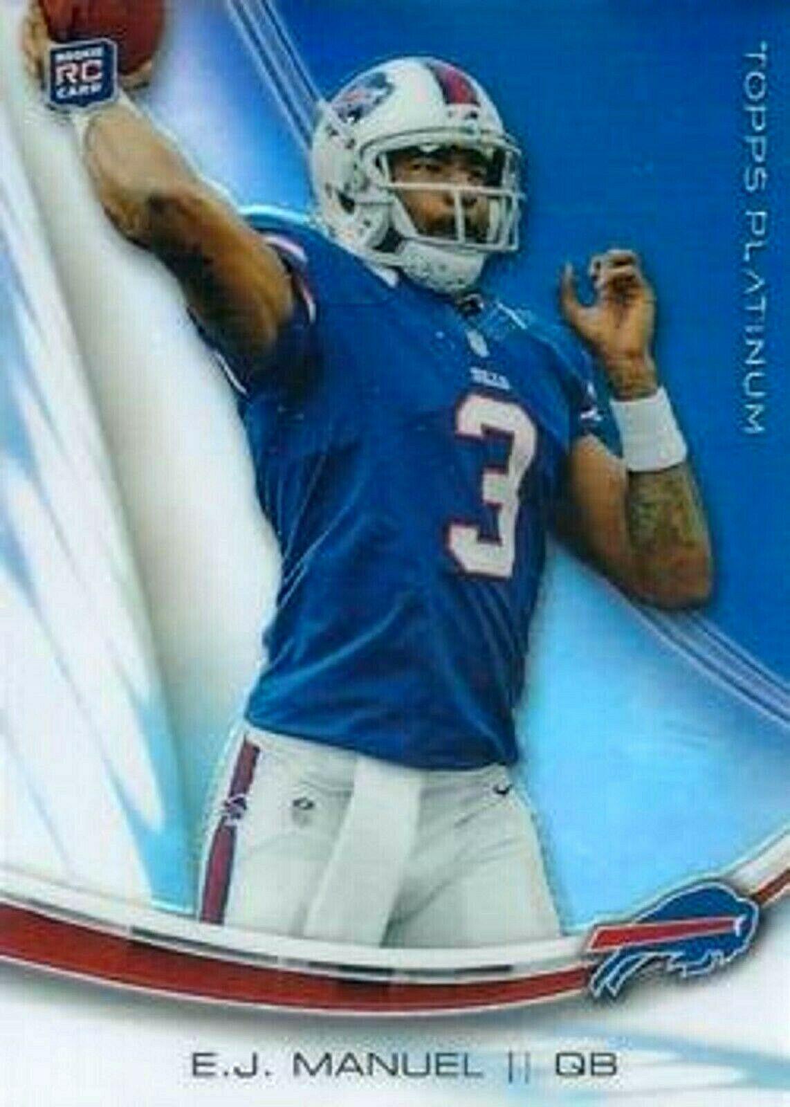 EJ Manuel #104 Football Cards 2013 Topps Platinum
