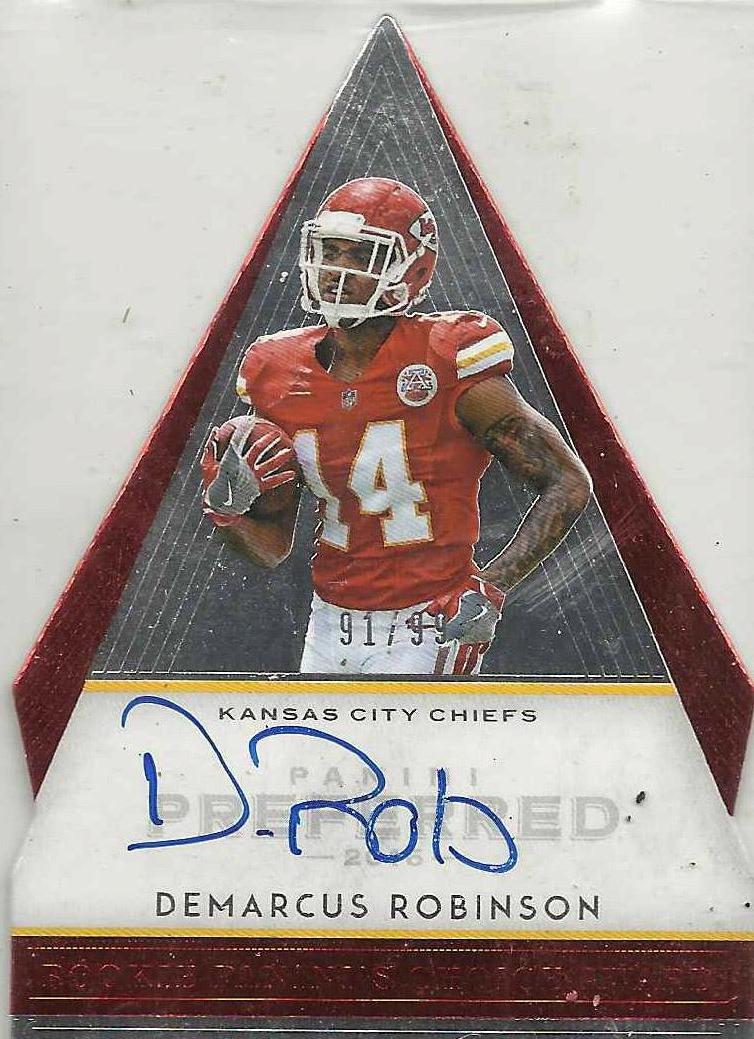 Demarcus Robinson #193 Football Cards 2016 Panini Preferred