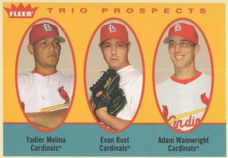 Yadier Molina / Evan Rust / Adam Wainwright