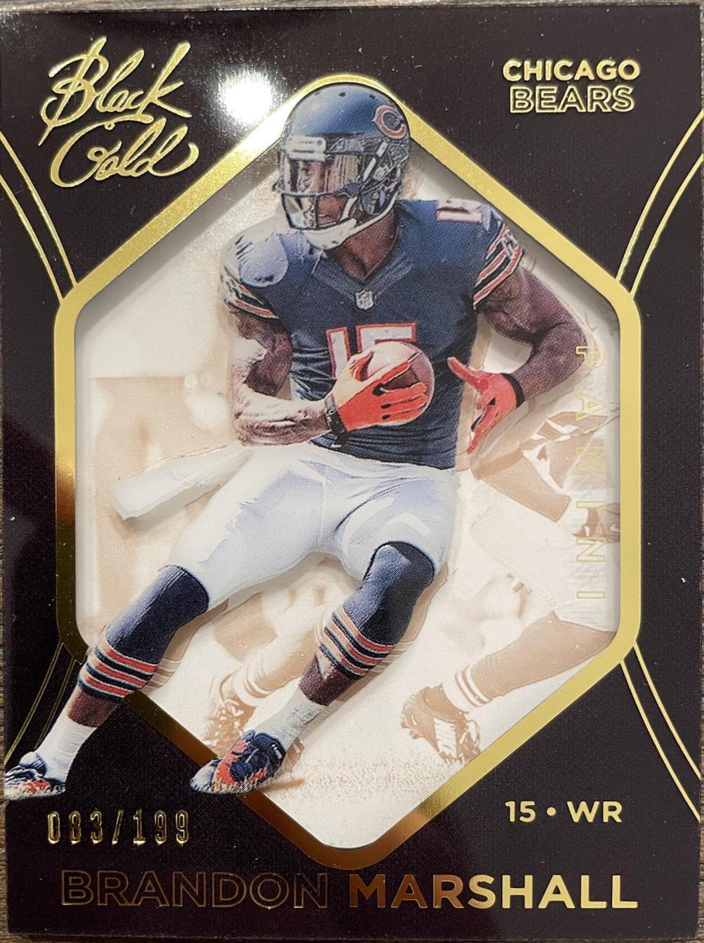 Brandon Marshall #25 Football Cards 2014 Panini Black Gold