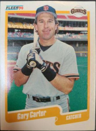 Gary Carter #U-62 Baseball Cards 1990 Fleer Update