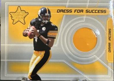 Omar Jacobs #DS-5 2006 Leaf Rookies & Stars Dress For Success Football