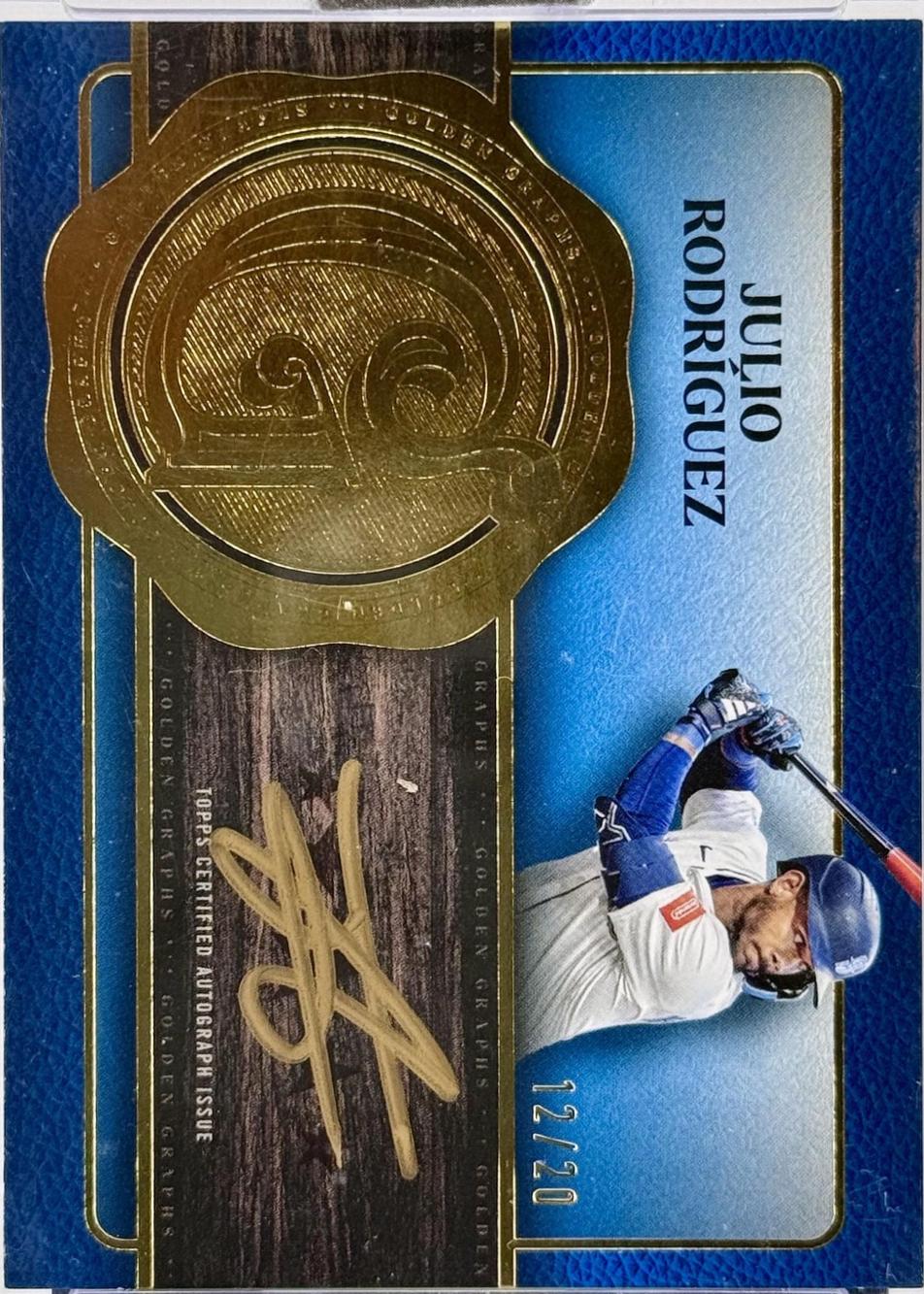 Julio Rodriguez #GG-JR 2025 Topps Five Star Golden Graph Baseball